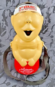 Vtg Las Vegas Nevada USA Casino Coin Bank Sumo Wrestler Fame Progressive Glass - Picture 1 of 14