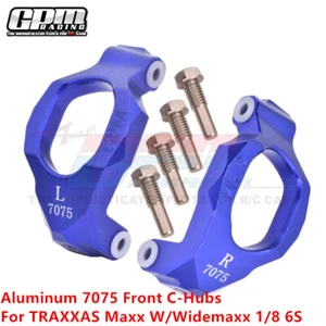 GPM Aluminum 7075 Front C-Hubs For TRAXXAS Maxx W/Widemaxx 1/8 6S Maxx Slash US - Picture 1 of 6