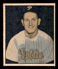 1951 Berk Ross Russ Meyer Rookie RC #4-7 VGEX Baseball Card