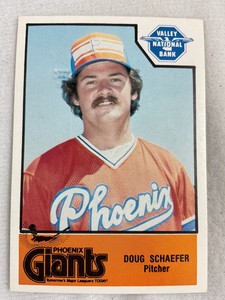 1979 Phoenix Giants-Minor League Baseball Card#01-Doug Schaefer