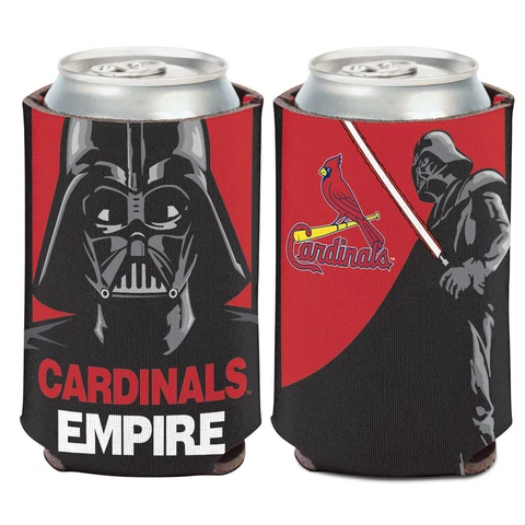 St. Louis Cardinals Darth Vader Can Cooler 12 oz. Star Wars Koozie Cover
