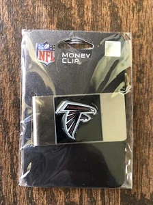 Atlanta Falcons Official Licensed NFL Steel Money Clip 3D Emblem - Picture 1 of 2