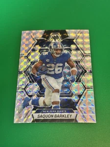 2023 Panini Mosaic NFL Football PRIZM Silver Card Saquon Barkley New York Giants - Bild 1 von 2