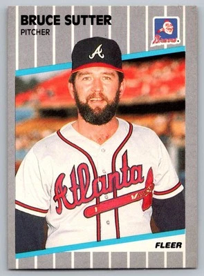 1989 Fleer Bruce Sutter Atlanta Braves #603 - Image 1 of 2