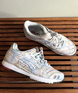 Atmos x Asics Gel-Lyte III OG NYC Subway Map Schnürschuhe Sneaker Gr. 11 Birch Silver - Bild 1 von 13