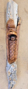 Hand Carving of a  Indian Papoose Baby, Artist Russell Greer Signed, Dated 1984 - Picture 1 of 9