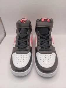 NEW Nike Court Borough Mid 2 Sneakers Black&Pink Size 2Y US CD7783-005 - Picture 1 of 16
