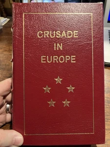 CRUSADE IN EUROPE Eisenhower Gripping WWII Account Easton Press Military History - Picture 1 of 11