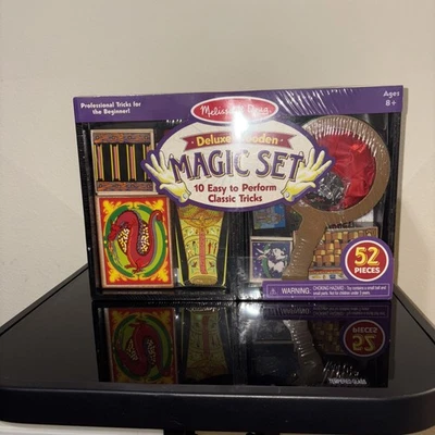  Deluxe Wooden Magic Set 52 Pieces Melissa & Doug Ages 8+ New Sealed Box - Image 1 of 4