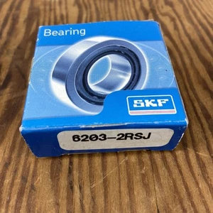 Napa SKF 6203-2RSJ Alternator / Power Steering Pump Shaft / Clutch Pilot Bearing - Foto 1 di 5