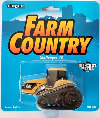 Trator Ertl Farm Country CAT Caterpillar Challenger 45 fundido 1:64 - Imagem 1 de 4
