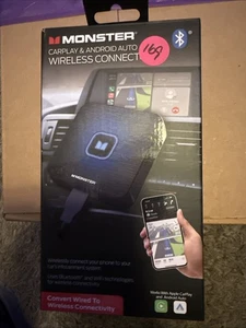 Conector inalámbrico automático Monster CarPlay Android / Envío gratuito MBA2-1014-BLK - Imagen 1 de 3
