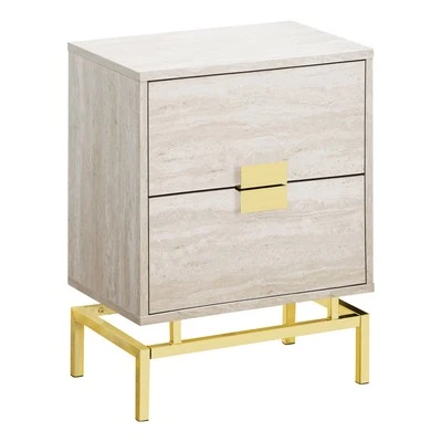 Monarch Specialties Accent Table, Side, End, Nightstand, Lamp, Storage Drawer, L - Image 1 of 4