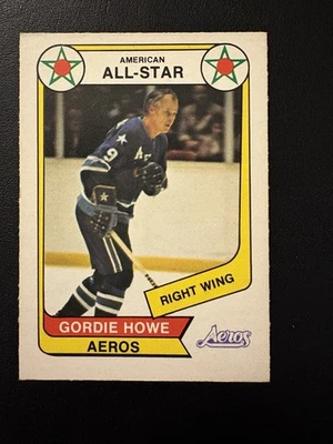 1976-77  OPC WHA  #72  GORDIE HOWE ALL STAR MR. HOCKEY!!! NRMT SHARP! - Image 1 of 2