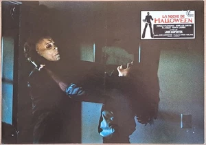 Halloween ORIGINAL Spanish 1979 LOBBY CARD John Carpenter Michael Myers +rare+ - Imagen 1 de 4