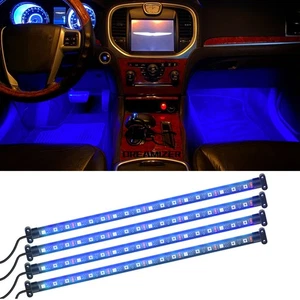 4X 72 LED Car Interior Light LED Ambient Foot Light Strip Kit For Chrysler 300c - Picture 1 of 19
