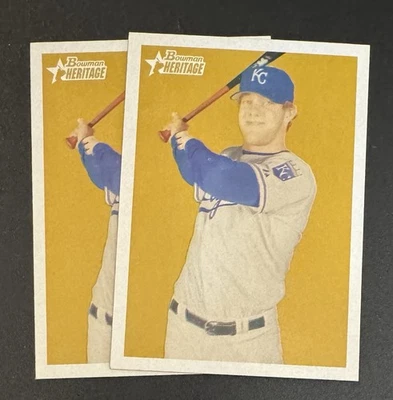 (2) Alex Gordon 2006 Bowman Heritage Prospects #BHP6 Lot - Kansas City Royals - Image 1 of 2
