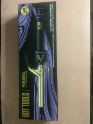 Hot Tools Professional Mini 1/2 Inch Curling Iron 24k Gold - Image 1 of 3