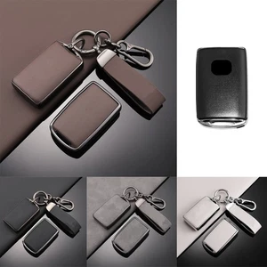 Zinc Alloy Leather Car Key Case Cover For Mazda CX-5 CX-8 Alexa 3 6 CX-30 CX-4 - Foto 1 di 10