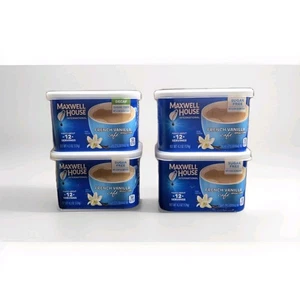 Maxwell House International café francés de vainilla sin azúcar 4,3 oz (paquete de 4) ~ - Imagen 1 de 8