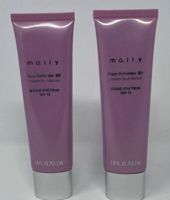 SET OF 2-Mally Beauty Face Defender Foundation 1.8 oz DEEP - Image 1 of 3