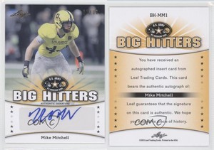 2013 Leaf US Army All-American Bowl Big Hitters /30 Michael Mitchell Auto