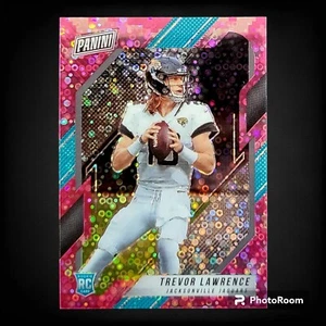 Panini National 2021 VIP Gold Pack Prizm Trevor Lawrence Pink Camo 2/50 Rookie  - Bild 1 von 2