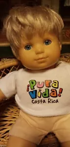 American Girl Bitty Baby Boy Doll Blond Hair Blue Eyes...15" - Picture 1 of 3
