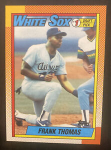 1990 Topps #414 Frank Thomas Rookie Card White Sox HOF Baseball Card