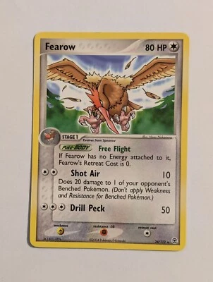 Fearow 24/112 - Vintage Pokemon Card Rare - Nintendo 2004 Evolves From Spearow - Image 1 of 4