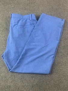 Under Armour Loose Mens Elastic Waist Golf Pants Size 36x29 Blue - Foto 1 di 8