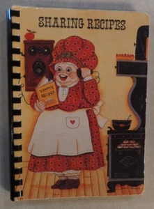 SHARING RECIPES BOOK OF FAVORITE RECIPES BY VINCENNES INDIANA WOMEN'S CLUB 1986 - Picture 1 of 7