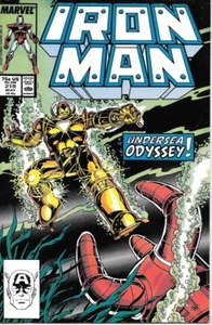 Iron Man Comic Book #218 Marvel Comics 1987 VERY FINE/NEAR MINT NEW UNREAD - Picture 1 of 1