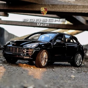 Modellino auto in lega 1/24 Porsche Macan Turbo SUV giocattolo pressofuso regalo da collezione - Foto 1 di 16