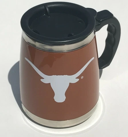 NCAA Texas Longhorns Mug Stainless Steel Acrylic, ITEM IS NEW Cover