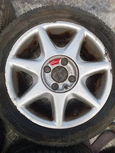 Ford escort mk6 15in alloy wheel and tyre 195/50/R15 C #R136 - Picture 1 of 9