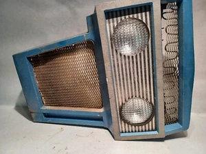 Vintage Sears Suburban Super 12 Garden Tractor Aluminum Grill & Headlights - Picture 1 of 23