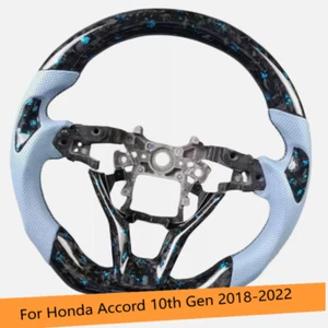 1Pc Forged Carbon Fiber Steering Wheel Fit 18-22 Honda Accord 10th Gen New - Bild 1 von 7