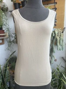 Jones New York Brown Tank Top Women's Size PP Collection Petite Strech - Picture 1 of 8