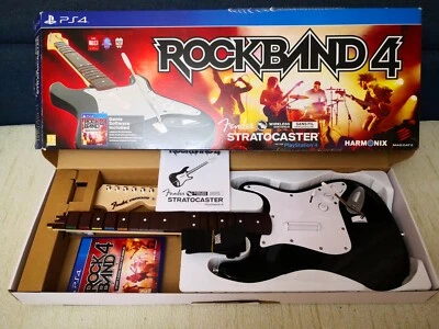 Rock Band 4 Guitar Fender Stratocaster + Game for PlayStation 4 / 5 / PC - Image 1 of 4