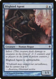 Blighted Agent (NPH 29) Near Mint Foil - MTG single - Picture 1 of 1