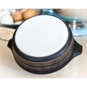 Cazuela Pyrex 471 Black Terra pequeña 1 pinta/6" | usada sin tapa | envío gratuito - Imagen 1 de 12