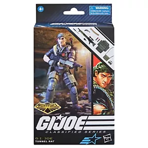 HASBRO G.I. FIGURA DE ACCIÓN JOE SERIE CLASIFICADA 107 TÚNEL DE FUERZA NOCTURNA RATA 6 - Imagen 1 de 5