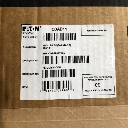 Unidad de distribución de energía de montaje en rack Eaton ePDU EBAB11 Foto 1 de 1