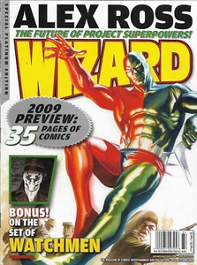 Wizard Magazine January 2009 Watchmen Alex Ross Alan Moore Spider-Man Comics - Imagen 1 de 5