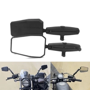 2PCS Universal Motorcycle Adjustable Foldable RearView Mirror Handlebar Mirrors - Picture 1 of 7