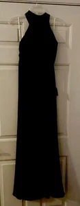 Maxi Vestido Lulus Captured Your Heart Negro Halter Precioso Talla MEDIANO NUEVO CON ETIQUETAS - Imagen 1 de 12