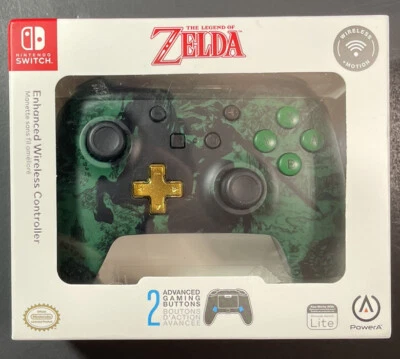 Official Nintendo Switch Enhanced Wireless Controller [ Link Silhouette ] NEW - Image 1 of 4