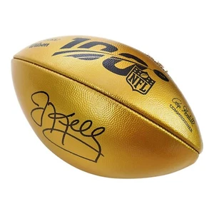 Jim Kelly Firmado 2009 100º Wilson "The Duke" Cuero Oficial NFL Fútbol JSA - Imagen 1 de 4