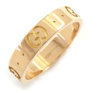 Anillo GUCCI Icono Delgado Logo GG 750 (18K) Oro Rosa (Rosa) US4.75 - Imagen 1 de 7